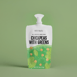 6 Pack of Organic Chickpeas with Greens - Petite Palates