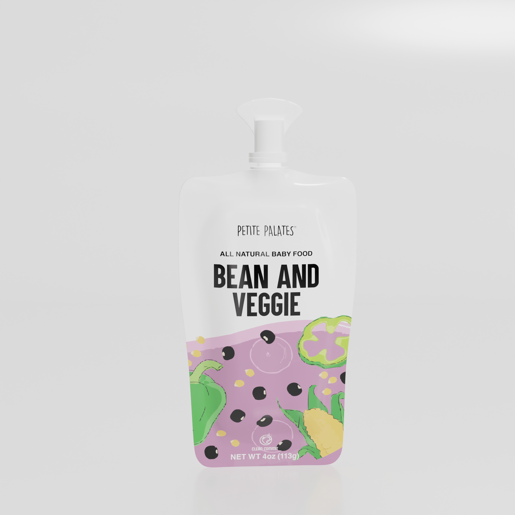 6 Pack of Organic Black Bean and Veggie - Petite Palates